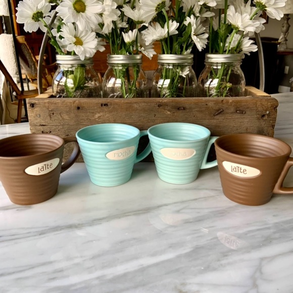 Starbucks 2007•4-Like New Mugs•2 “Latte”•2 “Mocha” - Picture 3 of 13